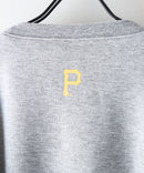 【PEANUTS/ピーナッツ】【ユニセックスデザインでリンクコーデにも◎】MLB×PEANUTS 裏起毛トレーナー 保温 キャラクター ドジャース ヤンキース パイレーツ