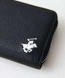 【BEVERLY HILLS POLO CLUB/ビバリーヒルズポロクラブ】【コンパクトながら抜群の収納力】カードケース ラウンドファスナー コインケース セカンド財布 ミニバッグ キャッシュレス 上品 ギフト