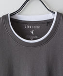 【汗染みの目立ちにくいTシャツ ZEROSTAIN/ゼロステイン】フェイクレイヤード ビッグシルエット キーネック クルーネック Tシャツ 防汚 ＵＶカット ❘ジーンズメイト公式オンラインショップ