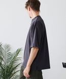 【BLUE STANDARD/ブルースタンダード】【ひんやり涼しい接触冷感】COOLスムースヘンリーネックTシャツ リラックスフィット スムース素材 なめらか きれいめ