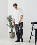【BLUE STANDARD/ブルースタンダード】【ひんやり涼しい接触冷感】COOLスムースヘンリーネックTシャツ リラックスフィット スムース素材 なめらか きれいめ