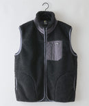 【RAGGED MOUNTAIN/ラギットマウンテン】【特殊な防風フィルムが冬の冷たい風をしっかりシャットアウト】GRAFTON 防風ボアベスト スタンドカラー 防風フィルム 防寒 タウンユース アウトドア ユニセックス