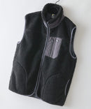 【RAGGED MOUNTAIN/ラギットマウンテン】【特殊な防風フィルムが冬の冷たい風をしっかりシャットアウト】GRAFTON 防風ボアベスト スタンドカラー 防風フィルム 防寒 タウンユース アウトドア ユニセックス