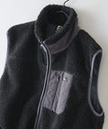 【RAGGED MOUNTAIN/ラギットマウンテン】【特殊な防風フィルムが冬の冷たい風をしっかりシャットアウト】GRAFTON 防風ボアベスト スタンドカラー 防風フィルム 防寒 タウンユース アウトドア ユニセックス