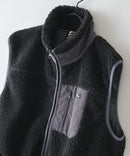 【RAGGED MOUNTAIN/ラギットマウンテン】【特殊な防風フィルムが冬の冷たい風をしっかりシャットアウト】GRAFTON 防風ボアベスト スタンドカラー 防風フィルム 防寒 タウンユース アウトドア ユニセックス