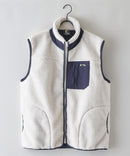 【RAGGED MOUNTAIN/ラギットマウンテン】【特殊な防風フィルムが冬の冷たい風をしっかりシャットアウト】GRAFTON 防風ボアベスト スタンドカラー 防風フィルム 防寒 タウンユース アウトドア ユニセックス