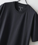 【汗染みの目立ちにくいTシャツ ZEROSTAIN/ゼロステイン】クルーネックTシャツ 防汚 ＵＶカット ブラック ❘ジーンズメイト公式オンラインショップ
