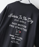 【ZERO STAIN/ゼロステイン】汗染みの目立ちにくいTシャツ ZEROSTAIN ロゴ アニマル バックプリント オーバーサイズTシャツ 防汚 UVカット ❘ジーンズメイト公式オンラインショップ