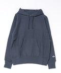 【CHAMPION/チャンピオン】【コットン素材はアメリカ綿100%】REVERSE WEAVE リバースウィーブ 裏起毛フーデッドスウェットシャツ プルオーバーパーカー フーディ C3-Y132 サステナブルコットン エクスパンションガゼット タフ ネームタグ ユニセックス ダークネイビー ❘ジーンズメイト公式オンラインショップ