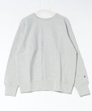 【CHAMPION/チャンピオン】【コットン素材はアメリカ綿100%】REVERSE WEAVE リバースウィーブ 裏起毛クルーネックスウェットシャツ C3-Y032 サステナブルコットン エクスパンションガゼット タフ ネームタグ ユニセックス グレー ❘ジーンズメイト公式オンラインショップ