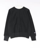 【CHAMPION/チャンピオン】【コットン素材はアメリカ綿100%】REVERSE WEAVE リバースウィーブ 裏起毛クルーネックスウェットシャツ C3-Y032 サステナブルコットン エクスパンションガゼット タフ ネームタグ ユニセックス ブラック ❘ジーンズメイト公式オンラインショップ