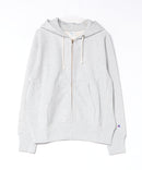 【CHAMPION/チャンピオン】【コットン素材はアメリカ綿100%】REVERSE WEAVE リバースウィーブ 裏起毛ジップフーデッドスウェットシャツ フルジップパーカー フーディ C3-Y134 サステナブルコットン エクスパンションガゼット タフ ネームタグ ユニセックス グレー ❘ジーンズメイト公式オンラインショップ