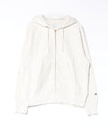 【CHAMPION/チャンピオン】【コットン素材はアメリカ綿100%】REVERSE WEAVE リバースウィーブ 裏起毛ジップフーデッドスウェットシャツ フルジップパーカー フーディ C3-Y134 サステナブルコットン エクスパンションガゼット タフ ネームタグ ユニセックス オフホワイト ❘ジーンズメイト公式オンラインショップ