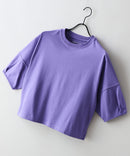 【汗染みの目立ちにくいTシャツ ZEROSTAIN/ゼロステイン】バルーン袖Tシャツ レディース 撥水・汗染み防止 多機能Tシャツ zo ❘ジーンズメイト公式オンラインショップ