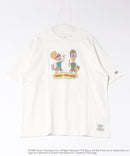 【DISCUS/ディスカス】【選べる丈感・ビーバス＆バッドヘッド】DISCUS×BEAVIS AND BUTT-HEAD コラボＴシャツ 綿100% クルーネック アニメ キャラクタープリント アメカジ ストリート