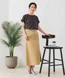【汗染みの目立ちにくいTシャツ ZEROSTAIN/ゼロステイン】ロールカフラウンドヘムTシャツ レディース 汗染み防止 撥水加工 多機能 zo ❘ジーンズメイト公式オンラインショップ