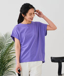 【汗染みの目立ちにくいTシャツ ZEROSTAIN/ゼロステイン】ロールカフラウンドヘムTシャツ レディース 汗染み防止 撥水加工 多機能 zo ❘ジーンズメイト公式オンラインショップ