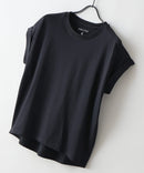 【汗染みの目立ちにくいTシャツ ZEROSTAIN/ゼロステイン】ロールカフラウンドヘムTシャツ レディース 汗染み防止 撥水加工 多機能 zo ❘ジーンズメイト公式オンラインショップ