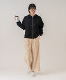 【C-FORT POINT/フォートポイント】【上品なセンタープレス仕様で脚長効果抜群！】ノンウェルコールワイドパンツ コーデュロイ風 きれいめ 上品 高見え オフィス カジュアル 秋冬