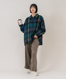 【C-FORT POINT/フォートポイント】【上品なセンタープレス仕様で脚長効果抜群！】ノンウェルコールワイドパンツ コーデュロイ風 きれいめ 上品 高見え オフィス カジュアル 秋冬