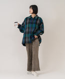 【C-FORT POINT/フォートポイント】【上品なセンタープレス仕様で脚長効果抜群！】ノンウェルコールワイドパンツ コーデュロイ風 きれいめ 上品 高見え オフィス カジュアル 秋冬