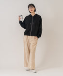 【C-FORT POINT/フォートポイント】【シワになりにくく適度な肉感でロングシーズン活躍】スエードポンチトラックジップパーカー 大人カジュアル 上品 スエード調 スポーティ サイドライン きれいめ カジュアル
