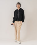 【C-FORT POINT/フォートポイント】【シワになりにくく適度な肉感でロングシーズン活躍】スエードポンチトラックジップパーカー 大人カジュアル 上品 スエード調 スポーティ サイドライン きれいめ カジュアル
