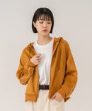 【C-FORT POINT/フォートポイント】【シワになりにくく適度な肉感でロングシーズン活躍】スエードポンチトラックジップパーカー 大人カジュアル 上品 スエード調 スポーティ サイドライン きれいめ カジュアル