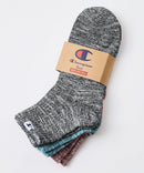 【CHAMPION/チャンピオン】クォーターレングス 3P ソックス 3足組 靴下