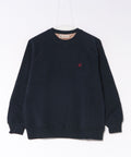 【BEVERLY HILLS POLO CLUB/ビバリーヒルズポロクラブ】【上品な大人カジュアルを叶える！】身頃裏シャギートレーナー スウェット クルーネック ワンポイント刺繍 シンプル 上品