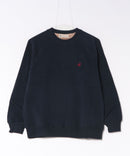 【BEVERLY HILLS POLO CLUB/ビバリーヒルズポロクラブ】【上品な大人カジュアルを叶える！】身頃裏シャギートレーナー スウェット クルーネック ワンポイント刺繍 シンプル 上品