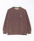 【BEVERLY HILLS POLO CLUB/ビバリーヒルズポロクラブ】【上品な大人カジュアルを叶える！】身頃裏シャギートレーナー スウェット クルーネック ワンポイント刺繍 シンプル 上品
