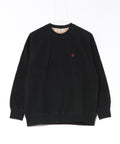 【BEVERLY HILLS POLO CLUB/ビバリーヒルズポロクラブ】【上品な大人カジュアルを叶える！】身頃裏シャギートレーナー スウェット クルーネック ワンポイント刺繍 シンプル 上品