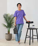 【汗染みの目立ちにくいTシャツ ZEROSTAIN/ゼロステイン】ロールカフサイドスリットTシャツ 撥水・UVカット機能付き レディース 快適Tシャツ zo ❘ジーンズメイト公式オンラインショップ