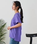 【汗染みの目立ちにくいTシャツ ZEROSTAIN/ゼロステイン】ロールカフサイドスリットTシャツ 撥水・UVカット機能付き レディース 快適Tシャツ zo ❘ジーンズメイト公式オンラインショップ