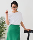 【汗染みの目立ちにくいTシャツ ZEROSTAIN/ゼロステイン】ロールカフサイドスリットTシャツ 撥水・UVカット機能付き レディース 快適Tシャツ zo ❘ジーンズメイト公式オンラインショップ