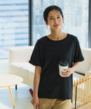 【汗染みの目立ちにくいTシャツ ZEROSTAIN/ゼロステイン】ロールカフサイドスリットTシャツ 撥水・UVカット機能付き レディース 快適Tシャツ zo ❘ジーンズメイト公式オンラインショップ