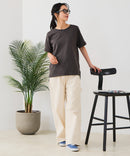 【汗染みの目立ちにくいTシャツ ZEROSTAIN/ゼロステイン】ロールカフサイドスリットTシャツ 撥水・UVカット機能付き レディース 快適Tシャツ zo ❘ジーンズメイト公式オンラインショップ
