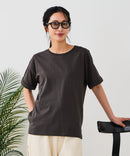 【汗染みの目立ちにくいTシャツ ZEROSTAIN/ゼロステイン】ロールカフサイドスリットTシャツ 撥水・UVカット機能付き レディース 快適Tシャツ zo ❘ジーンズメイト公式オンラインショップ