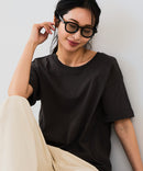 【汗染みの目立ちにくいTシャツ ZEROSTAIN/ゼロステイン】ロールカフサイドスリットTシャツ 撥水・UVカット機能付き レディース 快適Tシャツ zo ❘ジーンズメイト公式オンラインショップ