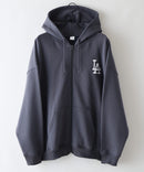 【PEANUTS/ピーナッツ】【ユニセックスデザインでリンクコーデにも◎】MLB×PEANUTS 裏起毛ジップパーカー 保温 キャラクター ドジャース ヤンキース ホワイトソックス