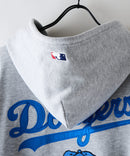 【PEANUTS/ピーナッツ】【ユニセックスデザインでリンクコーデにも◎】MLB×PEANUTS 裏起毛ジップパーカー 保温 キャラクター ドジャース ヤンキース ホワイトソックス