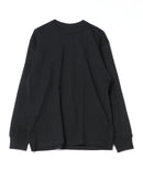 【HANES/ヘインズ】【繰り返し着用しても“色あせしにくいBLACK”を実現】1P Hanes T-SHIRTS KURO クルーネックロングスリーブTシャツ(キングサイズ/XXL) 先染め チューブボディ タグレス仕様 ブラインドステッチ ユニセックス