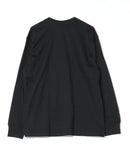 【HANES/ヘインズ】【繰り返し着用しても“色あせしにくいBLACK”を実現】1P Hanes T-SHIRTS KURO クルーネックロングスリーブTシャツ(キングサイズ/XXL) 先染め チューブボディ タグレス仕様 ブラインドステッチ ユニセックス