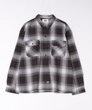 【DICKIES/ディッキーズ】【季節を問わず使いやすい、着回しの利く一着】ヘビーオンスネルチェックシャツ 綿100% オンブレチェック バッファローチェック ルーズシルエット ワークシャツ レイヤード ユニセックス