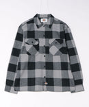 【DICKIES/ディッキーズ】【季節を問わず使いやすい、着回しの利く一着】ヘビーオンスネルチェックシャツ 綿100% オンブレチェック バッファローチェック ルーズシルエット ワークシャツ レイヤード ユニセックス