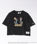 【DISCUS/ディスカス】【選べる丈感・ビーバス＆バッドヘッド】DISCUS×BEAVIS AND BUTT-HEAD コラボＴシャツ 綿100% クルーネック アニメ キャラクタープリント アメカジ ストリート
