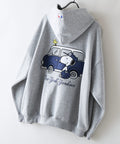 【PEANUTS/ピーナッツ】【ユニセックスデザインでリンクコーデにも◎】MLB×PEANUTS 裏起毛ジップパーカー 保温 キャラクター ドジャース ヤンキース ホワイトソックス