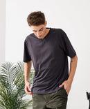 【HEAT BLOCKER/ヒートブロッカー】【まるで着る日傘！遮熱＆UVカット】コットンライク VネックTシャツ 吸水速乾 アンチピリング イージーケア ユニセックス