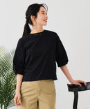 【汗染みの目立ちにくいTシャツ ZEROSTAIN/ゼロステイン】バルーン袖Tシャツ レディース 撥水・汗染み防止 多機能Tシャツ zo ❘ジーンズメイト公式オンラインショップ